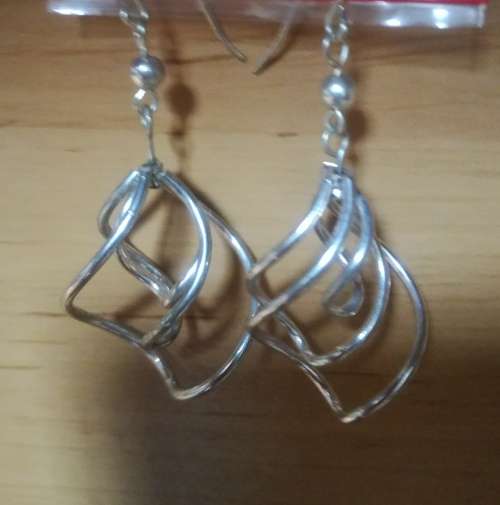 Fun Silvertone Earrings